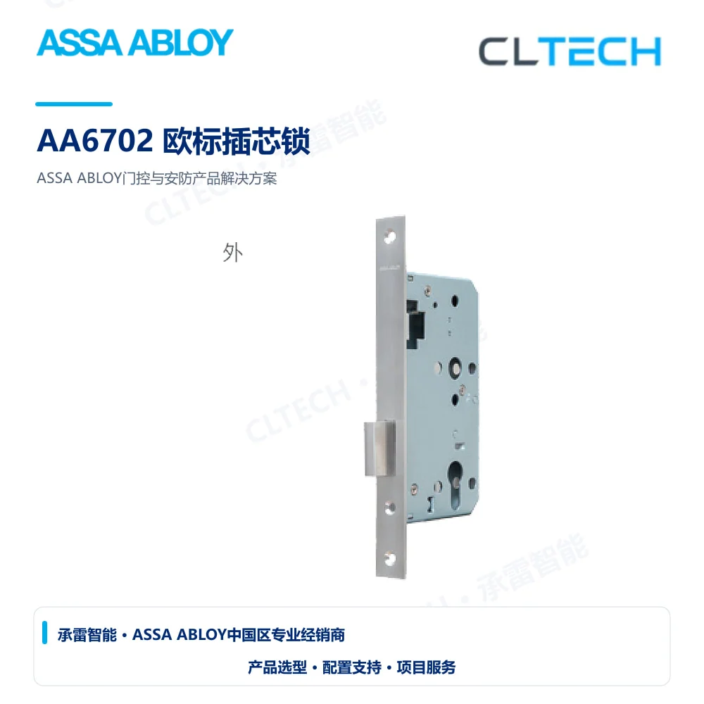 ASSA ABLOY AA6702 欧标插芯锁产品图